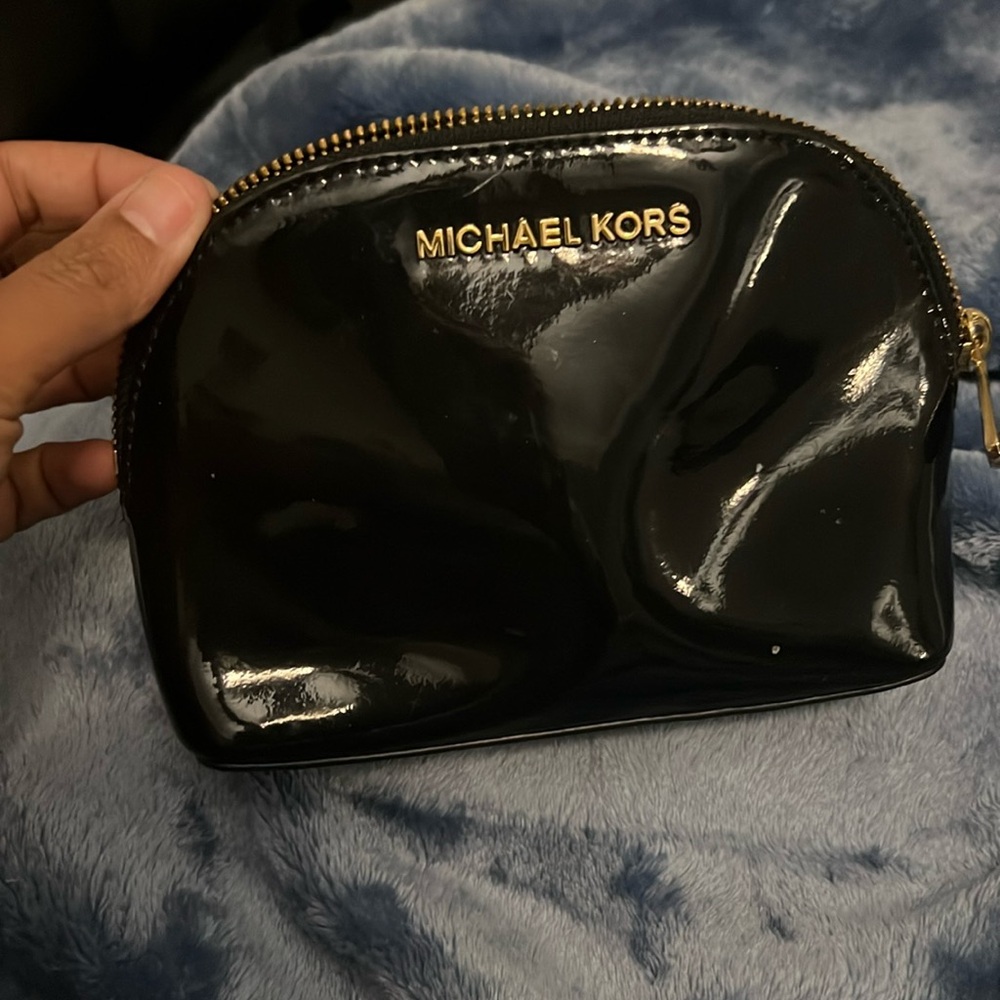 Michael Kors black make up bag